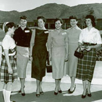 Women visit UCR, circa 1957